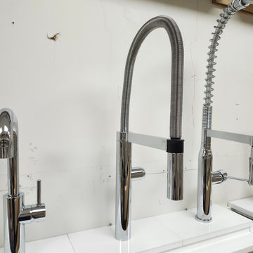 Blanco G-Neck Kitchen Sink Faucet Floor Model Missing the Handle Sold As is Floormodel Clearance