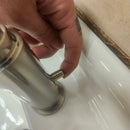 American Standard 8cc Bathroom Faucet with Handles Brushed Nickel Floormodel Clearance as is (H9)-9