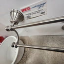 Aquabrass 400 Series A405 24 Inch Double Towel Bar Bathroom Accessory Floormodel Clearance as is-6