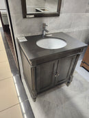 30" Fairmont Design & Countertop Combo with Mirror (as is)-3