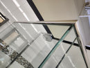 D&M Shower Door 66-88 Chrome hardware Clear Doors Floormodel Clearance l5-5