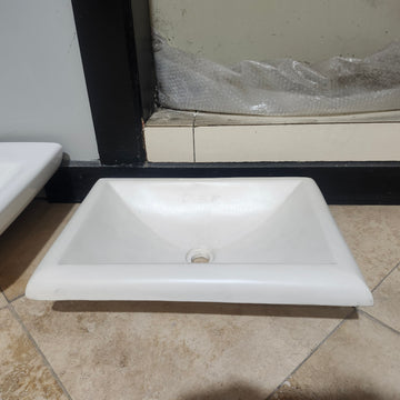 Native Trails Drop In Bathroom Sink 18 x 12 Montecite Pearl Floormodel As Is samor l15
