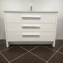48" Aura Glossy White Plato Vanity with Countertop Combo (as is) J12-4