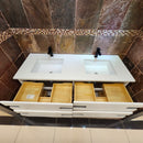 Vida Turin 61 Bathroom Vanity and Countertop Combo Black/White Floormodel Clearance H5-11