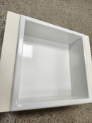 Rubinet 12 x 12 Niche Shower In wall accessory White Floormodel Clearance-2