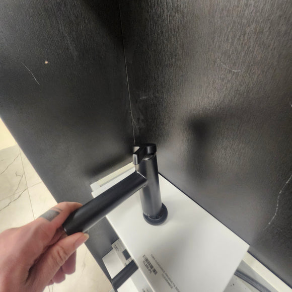 Riobel Single Hole Matte Black Faucet Floormodel Clearance Sold as is (153)
