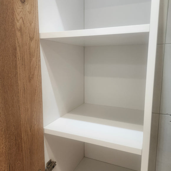 Rubi Haus 32 x 20 Wallmount Vanity, LED Mirror and Linen Combo Floormodel as is Clearance (H20)