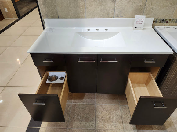 49" Vanico Classic Wood Vanity Combo (as is) l12