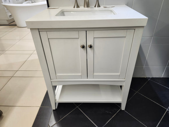 30" Fairmont Americana Vanity & Countertop Combo with Mirror (as is)