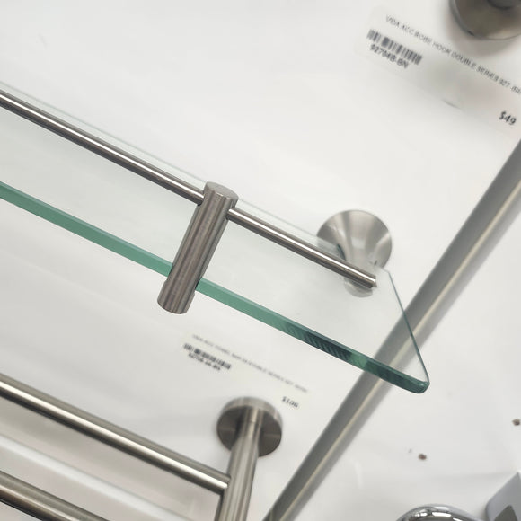 Vida 928 Series Glass Shelf Bathroom Accessory Floormodel Clearance As Is