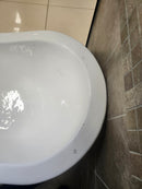 Vida Clawfoot Tub 72 x 31 with Feet White Floormodel Clearance m6-4