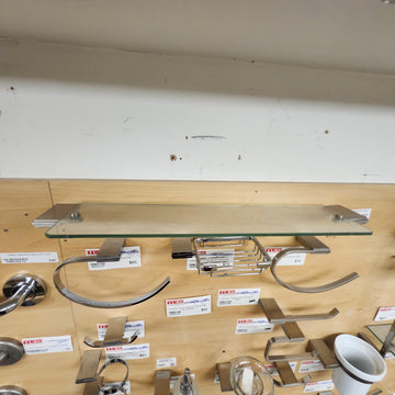 Vida 940 Series Glass Shelf Bathroom Accessory Floormodel Sold As is