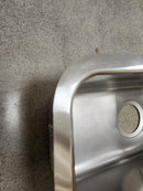 Blanco Performa 21 Inch Undermount Double Bowl Bar Sink with 18 Gauge 304 Series Stainless Steel and Sound Deadening Insulation Floormodel Clearance As Is 513640-12