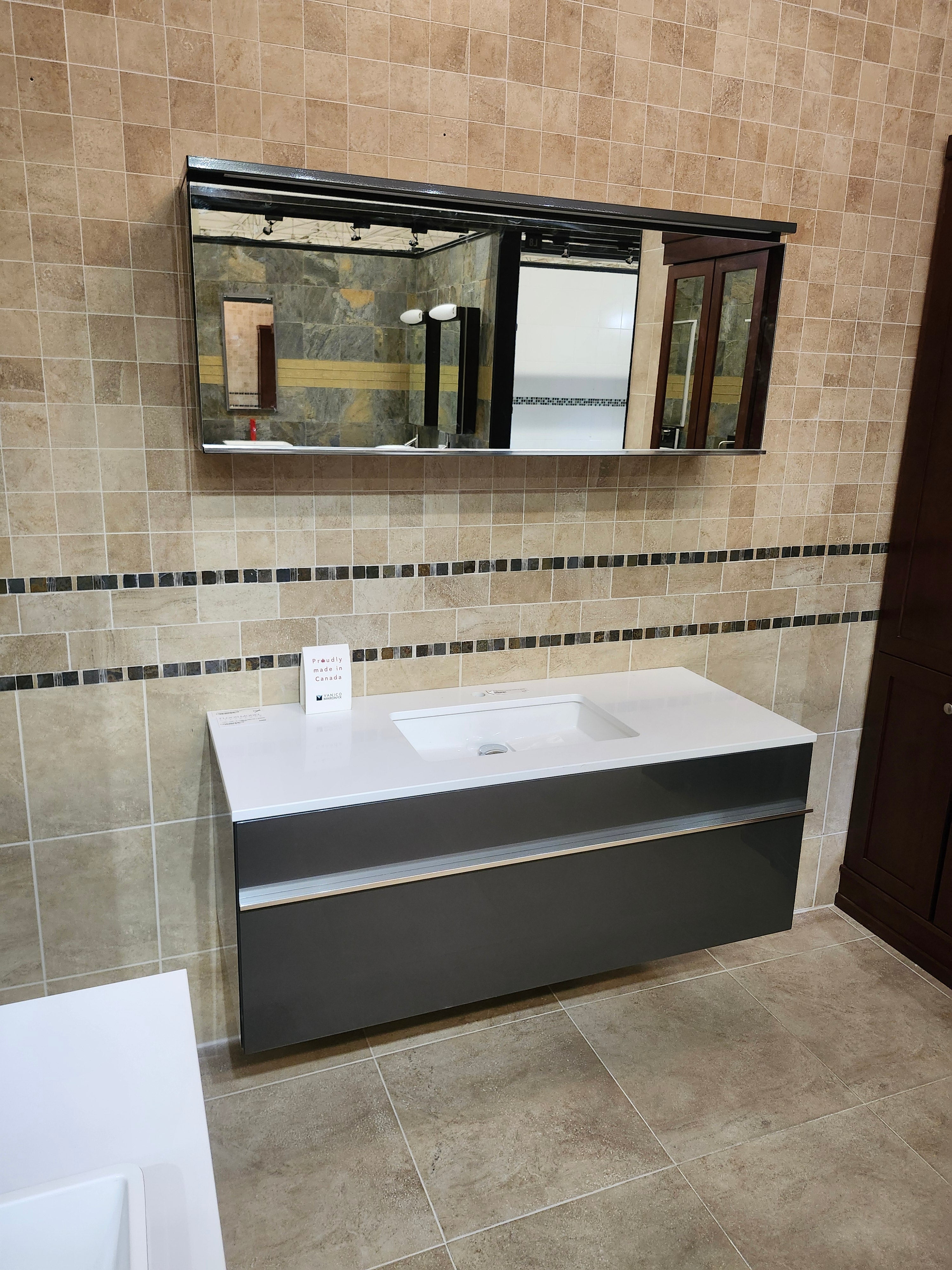 48" Vanico Esentia Vanity Combo (as is)