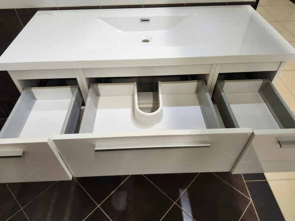 47" Rubi Vanity & Countertop Combo (as is)