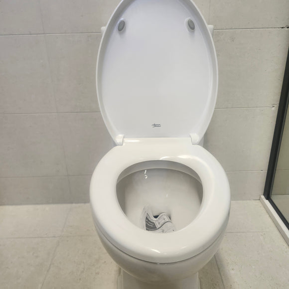 American Standard Boulevar 1pc Elongated Dual Flush Right Height 2891200020 Toilet Floormodel as is m5