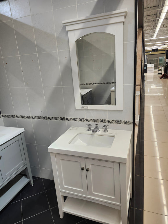 30" Fairmont Americana Vanity & Countertop Combo with Mirror (as is)