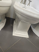 Kohler Memoirs White Bidet with Brush Nickel Hardware (as is)-2