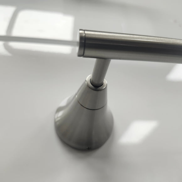 Brushed Nickel Towel Bar Bathroom Accessory Floormount Clearance As Is