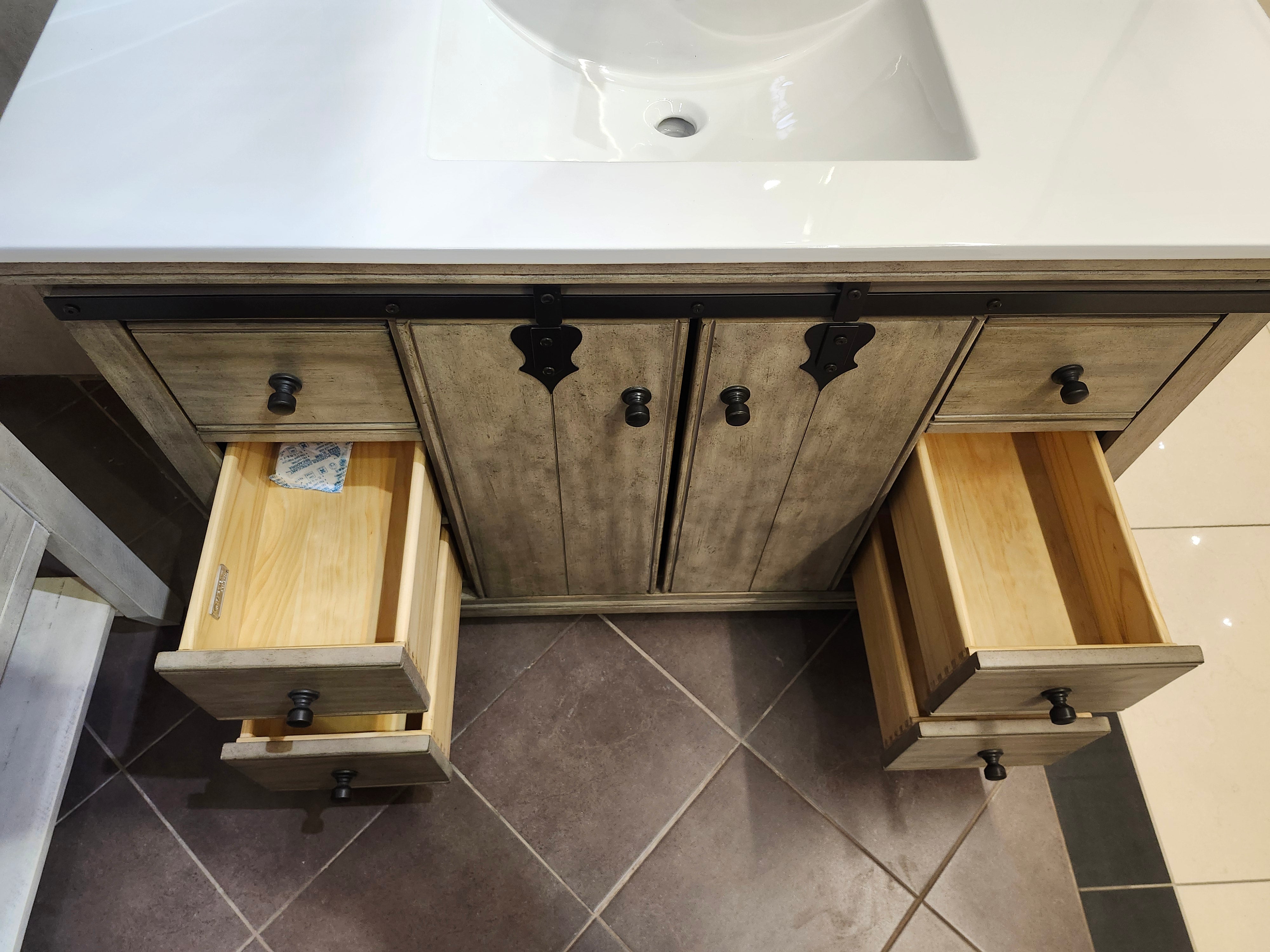 48" Fairmount Upton Vanity & Countertop Combo with Mirror (as is)