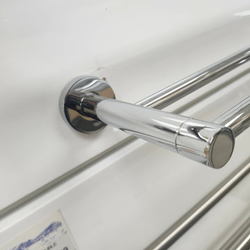 Vida 927 Series 18 Inch Double Towel Bar Bathroom Accessory Floormodel As Is - 0