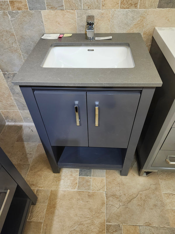 24" Fairmont Design Vanity & Countertop combo (as is)