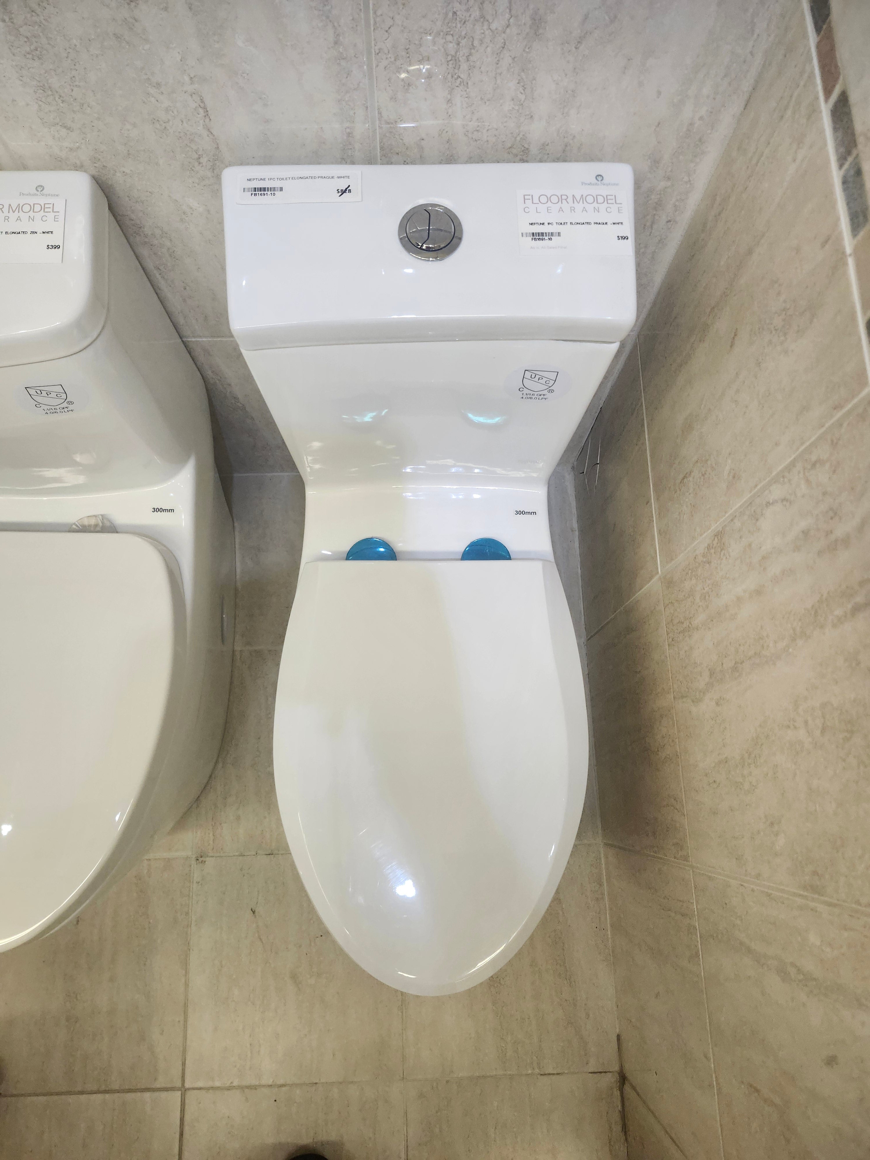 Neptune 1pc Prague Elongated Toilet (as is)