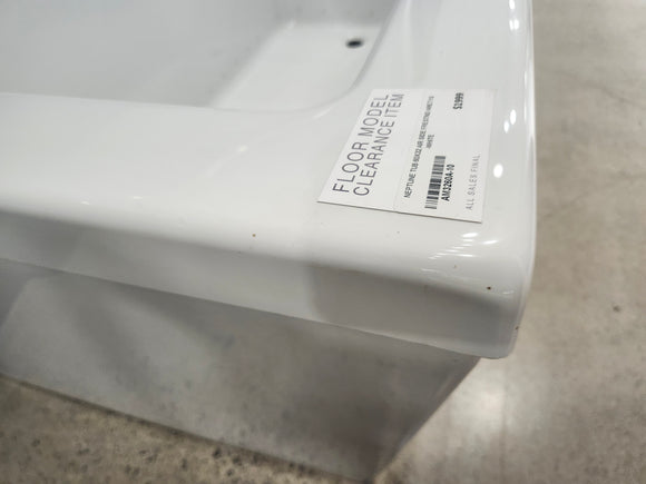 Neptune Freestanding Bathtub 60 x 32 Air Side Ametys White AM3260A Floormodel As is Etobicoke