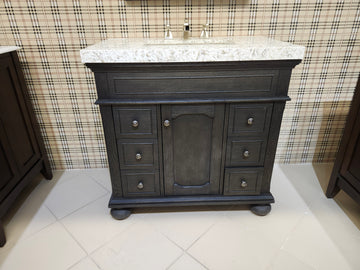 36" Fairmount Vanity & Countertop Combo with Mirror (as is) k3 - 0