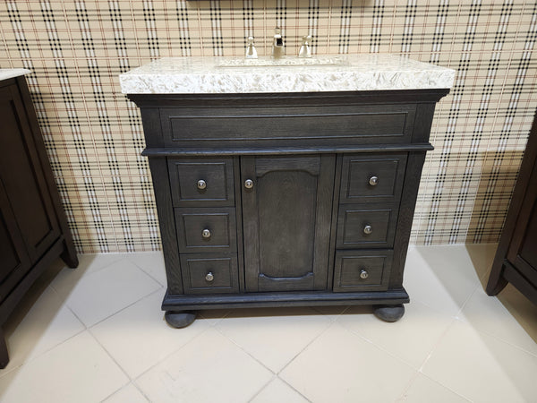 36" Fairmount Vanity & Countertop Combo with Mirror (as is)