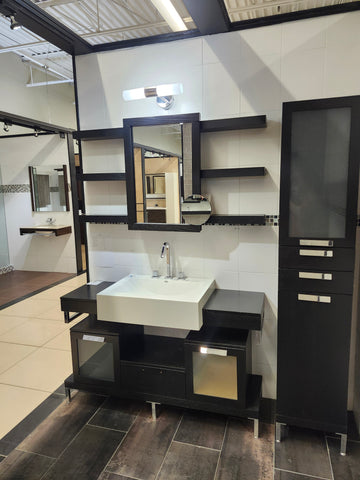 70" Vanico Vanity Combo with Matching Linen (as is) l8 - 0