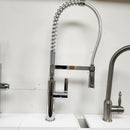 Blanco G-Neck Kitchen Sink Faucet Sold As is Floormodel Clearance-16