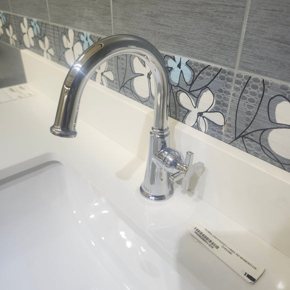 Riobel Monenti Bathroom Vanity Single Hole Faucet Floormodel Clearance as is J10