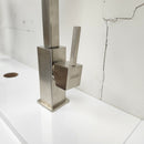 Franke Gneck Kitchen Faucet Floormount clearance Sold As Is Brush Nickel-4