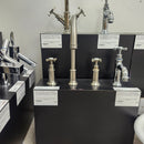 Hansgrohe Axor Series 3 Hole Single Faucet Montreux 8cc Cross Handles Brush Nickel Floomodel Clearance as is-8
