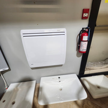 Convectair Heater 23x23 1000 W 240V Allegro Duo White Floormodel Clearance As is i15 - 0