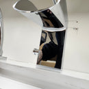 Aquabrass Love Me 2pc Roman Deck Tub Filler With Hand Shower Floormodel Sold as is-6
