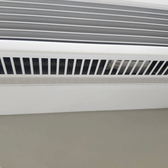 Convectair Heater 59 x 10 1250 W 240 V Opera White Floormodel Clearance as is i15