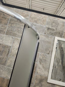 Neptune Round Shower Door with Shower Base Combo Inventory Clearance (as is)-6