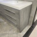 Aura Plato 72 x 21 Vanity and Countertop Sink Combo Floormodel Clearance As is m4-6