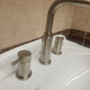 American Standard 8cc Bathroom Faucet with Handles Brushed Nickel Floormodel Clearance as is (H9)-2