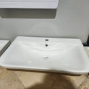 Vida Elda 29.5 x 17.9 Vanity Countertop Sink 1 Hole White Floormodel Clearance As Is i15-1