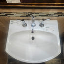 Kohler Pedestal 23 x 19 2pc Combo 8cc holes Floormodel Sold as is (H17) K2363 K2364-7