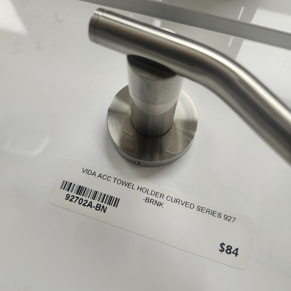 Vida 927 Series Curved Towel Holder Bathroom Accessory Floormodel Clearance As Is