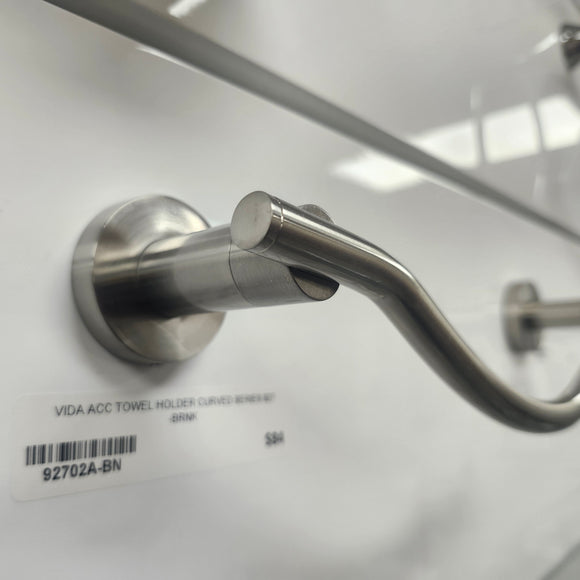 Vida 927 Series Curved Towel Holder Bathroom Accessory Floormodel Clearance As Is