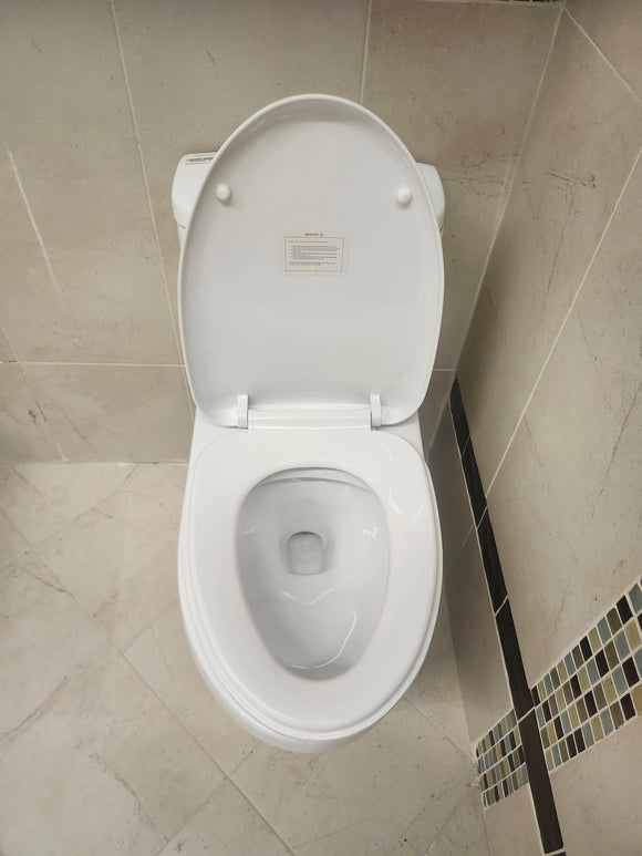 Rubi 1pc dual flush elongated Toilet (as is)