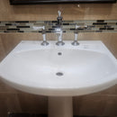 Kohler Pedestal 23 x 19 2pc Combo 8cc holes Floormodel Sold as is (H17) K2363 K2364-6