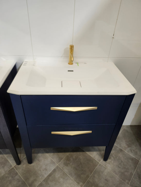 32" Epogue Sonia Vanity & Countertop Counter (as is) l14
