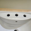 Kohler Escale 24 x 17 Drop In 8cc 3 Hole Bathroom Vanity Sink Floormodel As Is M10-6