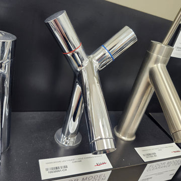 Hansgrohe Axor Series 1 Hole Single Faucet Starck Two Handles Chrome Floormodel Clearance as is
